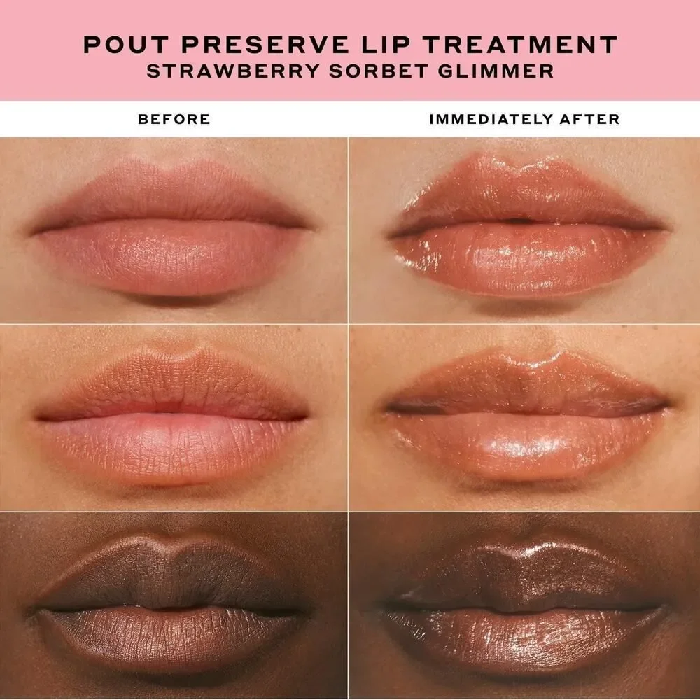 OLEHENRIKSEN Pout Preserve Peptide Lip Treatment in Strawberry Sorbet Glimmer